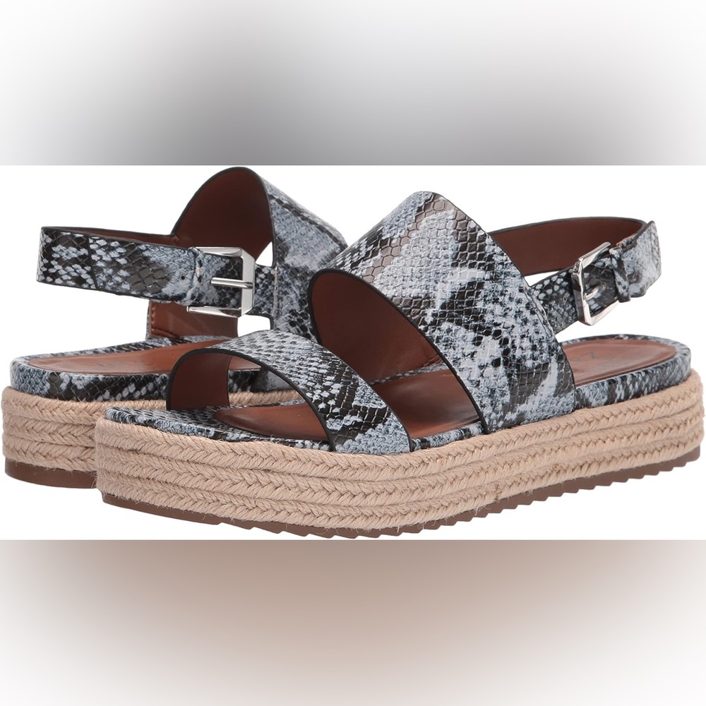Naturalizer Women Jute Patience Round Toe Platform Slingback Sandal